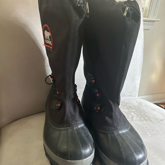 Sorel Glacier XT Men's Insulated Waterproof Winter Boots Liner Size 7 Black bear - Picture 3 of 8